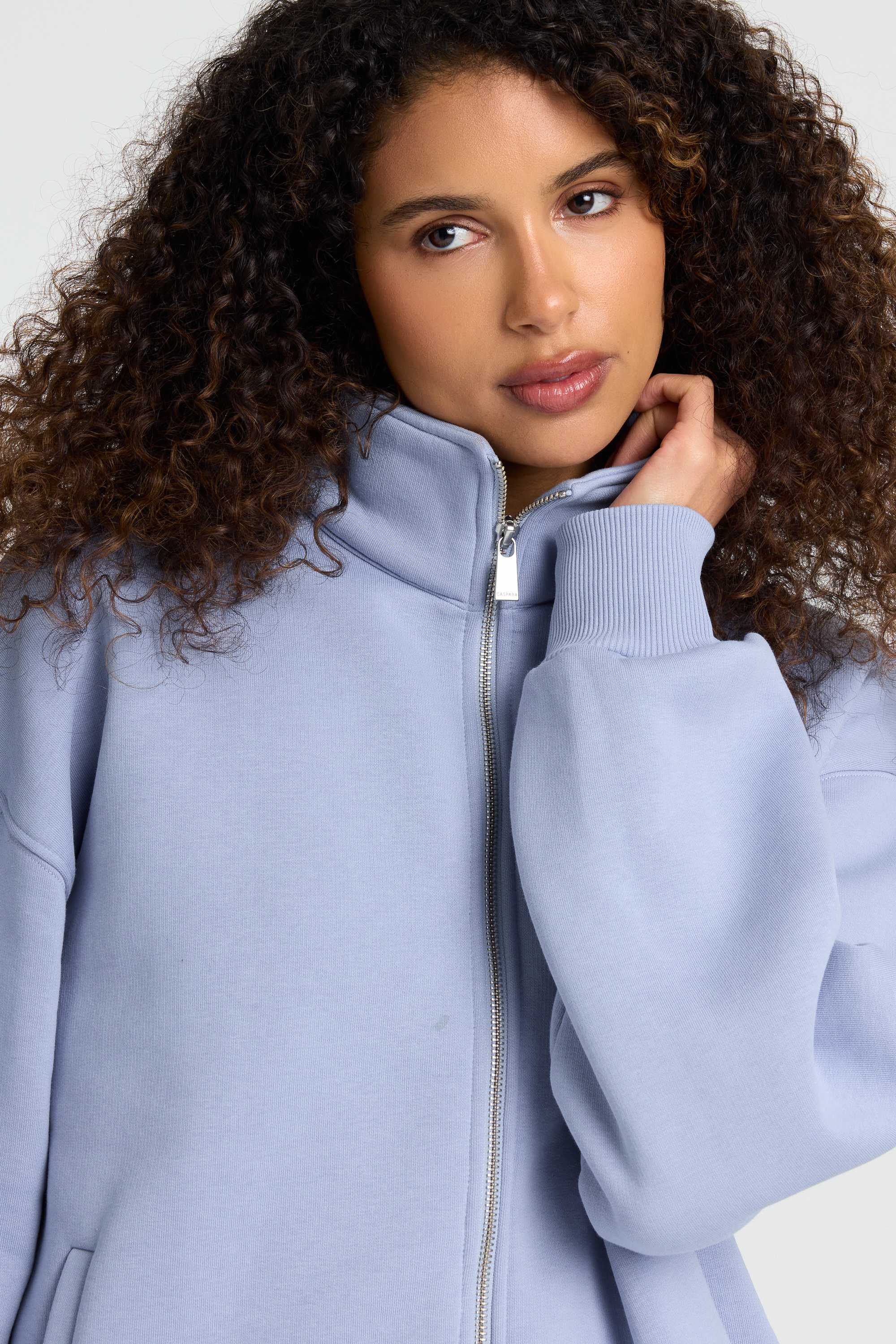 W. Funnel Zip Jacket - Vintage Blue